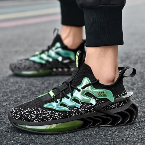 New Blade Series Men Sports Shoes Trend Breathable Athletic Running Shoes Outdoor Cushioning Wearable Jogging Sneaker Zapatillas