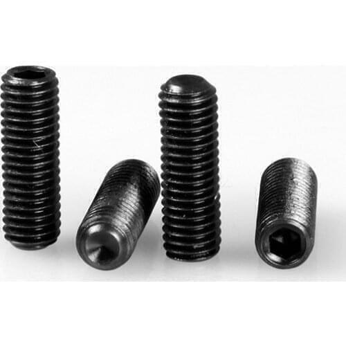 12.9 Grade Concave End Set Screw Machine Rice Screws Base Meters Top Wire M4*3/4...25 GB80