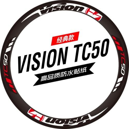 Customization vision trimax tc50 wheel sticker colorful road bike sticker carbon blade wheel sticker