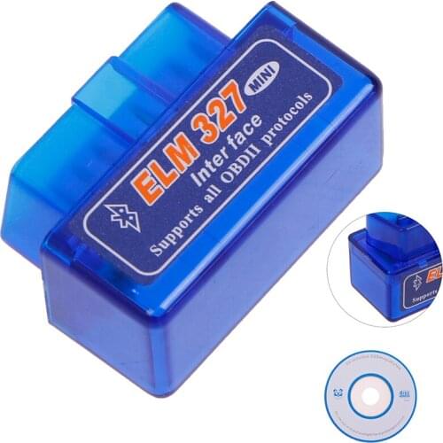 New Bluetooth V2.1 Mini Elm327 OBDII scanner OBD car diagnostic tool code reader