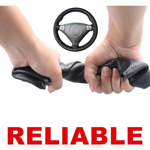 Hand stitched PU Artificial Leather Car Steering Wheel Cover for Mercedes Benz SLK-Class W170 W171 SLK C230 Kompressor Sport