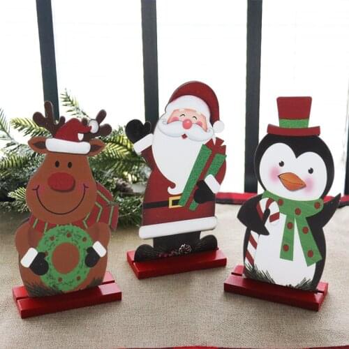 Christmas Wooden Ornament Merry Christmas Decoration For Home Cristmas Tree Decoration 2020 Xmas Navidad Gifts New Year 2021