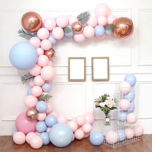Pink Theme Latex Balloons Birthday Layout Party Supplies Wedding Decoration Set