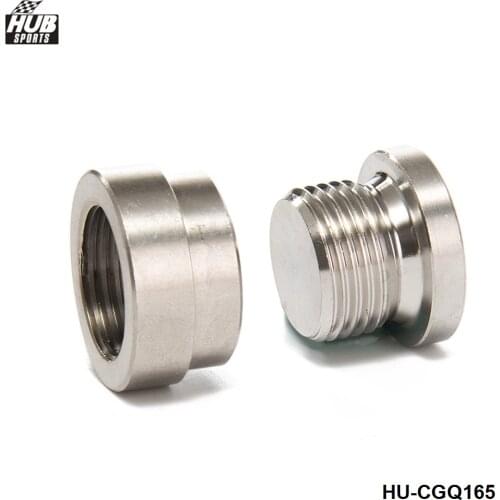 Universal O2 Sensor Stepped Mounting Boss And Plugs (1 Bungs/1 Plugs) M18X1.5 HU-CGQ165