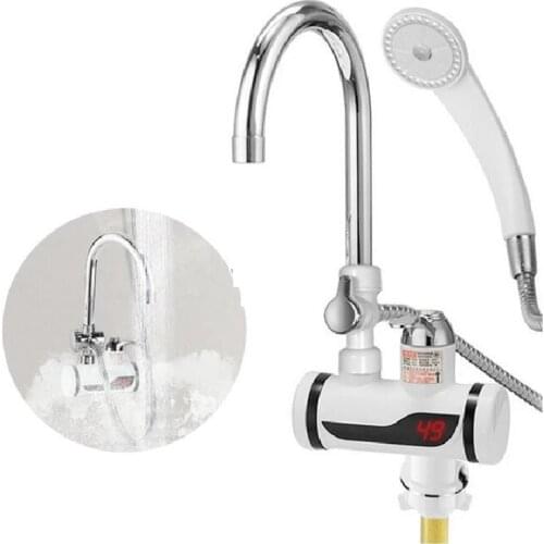 Water Heater Tap 220v Kitchen Faucet Instantaneous Water Heater Shower Instant Heaters Tankless Water Heating