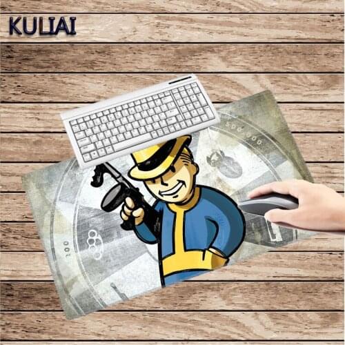 XGZ Games Fallout Large Mouse Pad Anime Rubber Non-slip Pc Gamer Coraline Gaming Keyboard Office Decoration Desk Mini Games