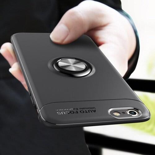 360 Full Phone Protective Case For iPhone 6S Plus Cover Bumper On The For Apple iPhone 6 6S Plus Case Soft TPU Shell With Ring