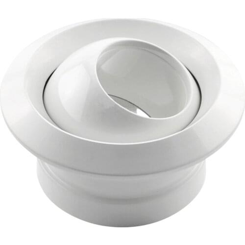 100-300mm Aluminum Alloy Spherical Nozzle Central Ventilation Adjustable Remote Jet Fresh air System Outlet Valve