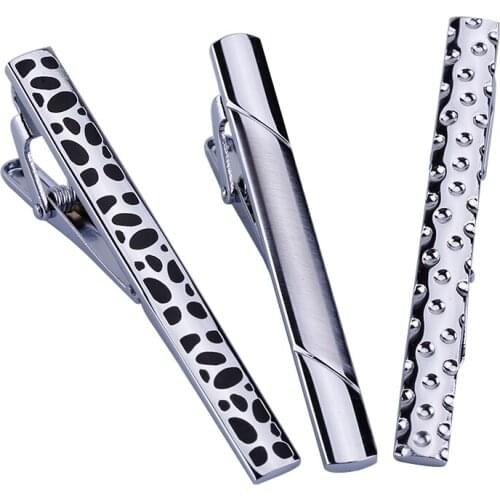 3pcs computer criminal execution tie clip clip stainless steel fashion jewelry gifts, gift bags