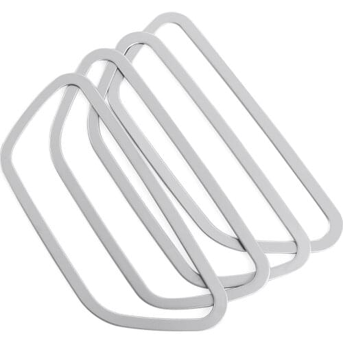 4Pcs/Set Stainless Steel Inner Door Handle Cover Inner Door Protection Trim Sticker for BMW 216 320 328 F30 F34 F31 2013- 2017