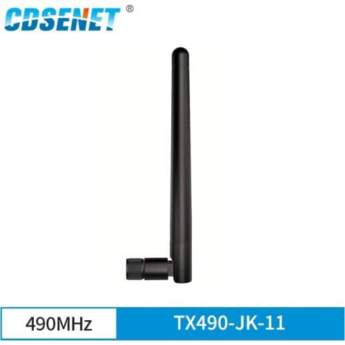 4pc/lot 490MHz radio Antenna TX490-JK-11 CDSENET SMA-J 2.5dBi gain Flexible Omnidirectional Aerial rubber antenna