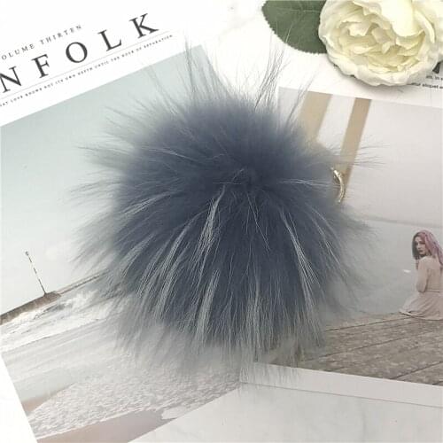 12 Colors Hot Sale Trinket Fluffy Fox Fur Ball Key Chain Pompons Keychain Women Car Bag Key Ring Jewelry