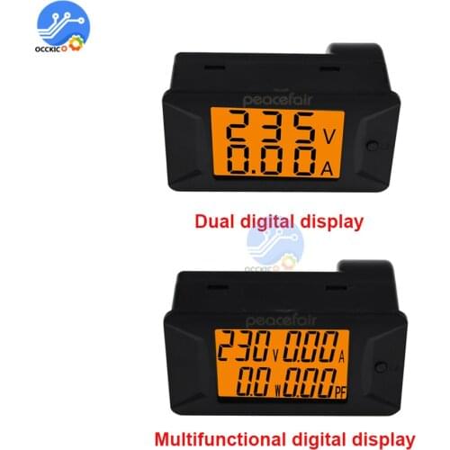 AC 40-400V 100A Digital Multimeter Voltage Current Power Meter Electrical Instrument Power Factor Meter PZEM-028 PZEM-026