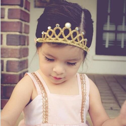 Baby Flower Crown Baby Baby Girl Hair Accessories Bows Newborn Headwear Tiara Headwrap Toddlers Gift Bandage Ribbon