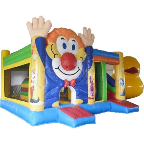 Commercial inflatable bounce house inflatable children playground bouncer slide combo