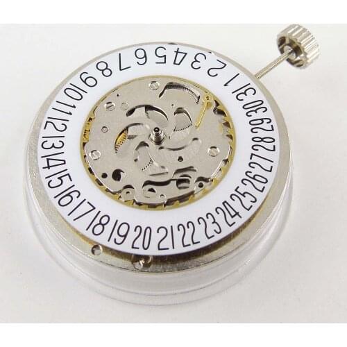 Hangzhou 2c30 Mechanical Autoamtic movement power reserve date display fit for mens watch M15