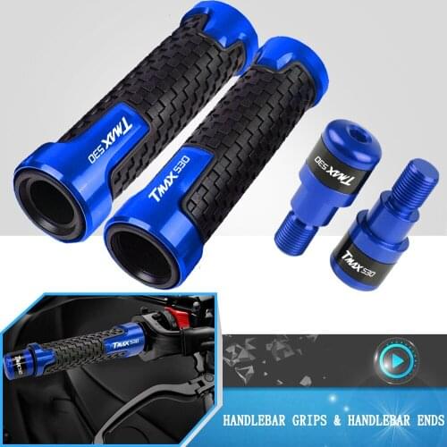 Motorcycle Accessories Handlebar Hand Grips Handle Bar Ends Cap For Yamaha T-MAX T Max tmax 530 TMAX530 2001-2015 2016 2017 2018