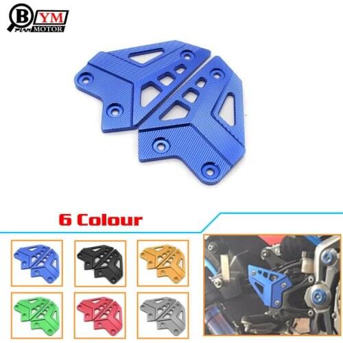 Motorcycle Accessories Foot Peg Heel Protection Protective Film Mount Heel Guard Protector for Kawasaki Z900 2017