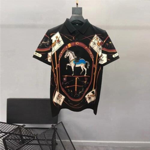 Europe Style new Designer Mens High quality cotton T-shirts Hot Fashion print casual Tee Tops B876