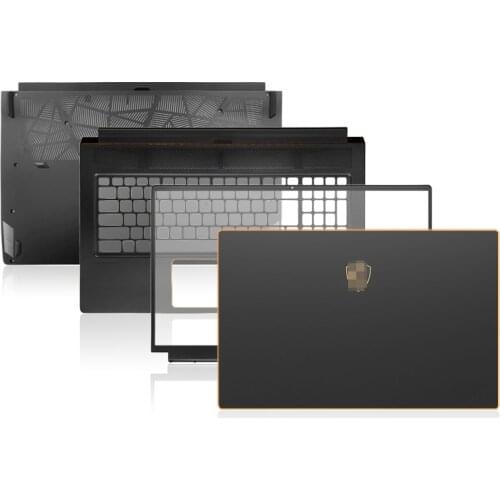 NEW 17.3 Inch Laptop LCD Back Cover/Front Bezel/Palmrest/Bottom Case MSI GS75 MS-17G1 Laptop Top Case Black