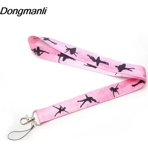 PC132 Ballet Lanyard Badge ID Lanyards/ Mobile Phone Rope/ Key Lanyard Neck Straps Keychain Accessories