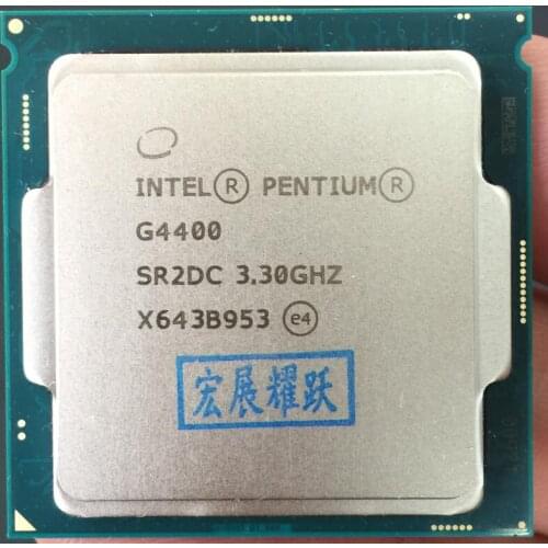 Intel Pentium Processor G4400 LGA1151 14 nanometers Dual-Core 100% working properly PC computer Desktop Processor