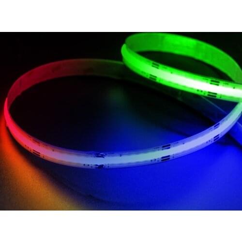 COB LED Strip Light ,RGB RA90 840LED/M, High density Flexible Ribbon, DIY Led Light Strip RGB Tape Diode DC 24V 5m/roll