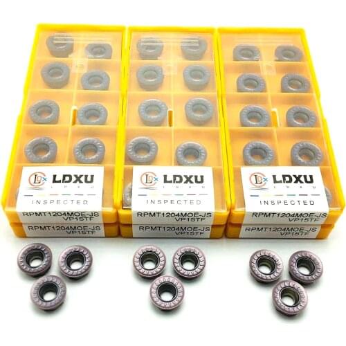 Carbide insert RPMT1204 MO E VP15TF turning tool RPMT 1204 face milling machine lathe milling CNC tool milling cutter