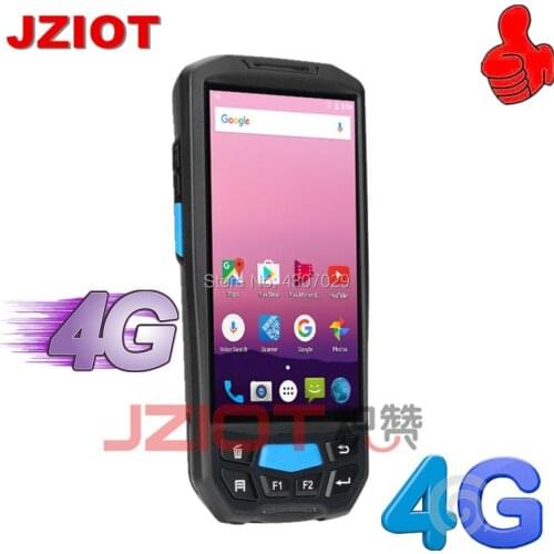 Smart Android 7.0 Terminal 5 Inch Touch Screen Portable 1D/2D Barcode QR Code Scanner Rugged Mobile PDA Wireless Barcode Scanner