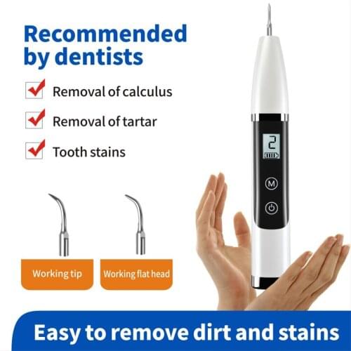 NEW USB Home Ultrasonic Calculus Remover Dental Scaling Electric Portable Scaler Sonic Remover Smoke Stains Tartar Plaque Remove
