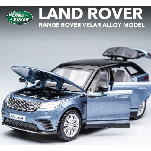1:32 Range Rover Velar SUV Alloy Car Model Diecast & Toy Metal Toy Off-road Vehicles Model Sound Light Simulation Childrens Gift