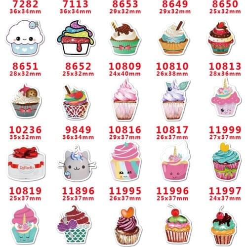 10 Pcs Cartoon Planar Resin Cabochons PR7282