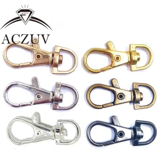 100PCS 38mm Claw Swivel Lobster Clasps Snap Hooks for Keychains Necklaces Purse Chains Jewelry Making Bag Clothing Accessories