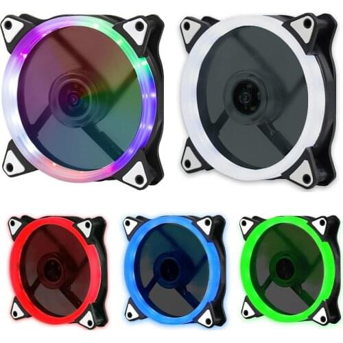 120mm PC Computer Case Fan Cooler Cooling Heatsink Silent For Cooling Fan Radiator 3pin 4pin Connector