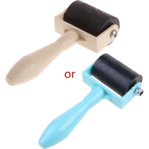 3.5cm Heavy Duty Hard Rubber Roller Printing Screen Plastic Frame Craft Tool