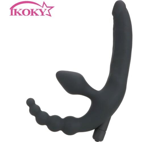 Anal Beads Anus Stimulation Anal Plug Vibrator Adult Products Strapon Dildo Vibrator Prostate Massager Sex Toys for Men Women