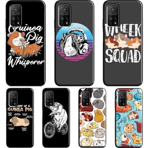 Cartoon Guinea Pig For POCO M3 Pro F3 X3 NFC Case For Xiaomi Mi Note 10 Lite A3 9T 10T Pro Mi 11 Lite Coque