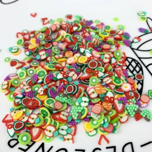 Fruit Slices Filler For Lip Gloss DIY Lipgloss Base Gel Decor Slime Charm Nail Art Decoration 12g Wholesale