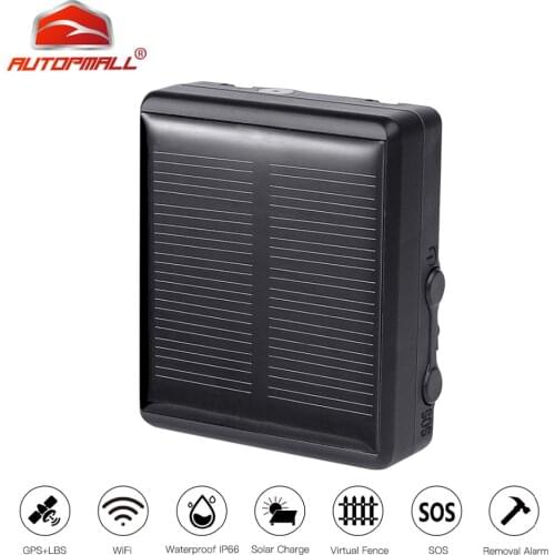 Solar Tracker Cow Pet GPS Tracker GSM Sheep GPS Locator RF-V26 Waterproof IP66 10 Days Standby SOS Alarm Free Web APP Geo-fence