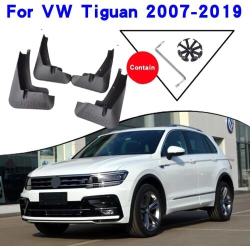 Car Fender Accessories For VW Tiguan MK1 AD1 5N 2019-2007 Mudguards Splash Guards Fender Mudflaps Car Fender Mud Flaps