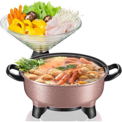 Bear Electric Hot Pot Electric Cooker Multifunction Electric Skillets Boiling Pan DHG-B40K5