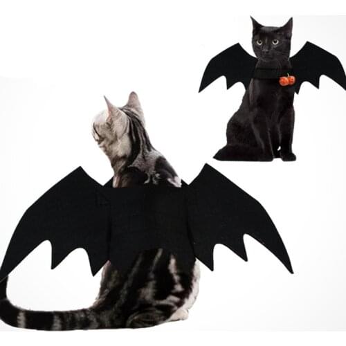 Cute Bat Wings For Pet Dog Cat Costumes Halloween Christmas Cosplay Clothing Funny Xmas Spider Dress Up Pet Accessories