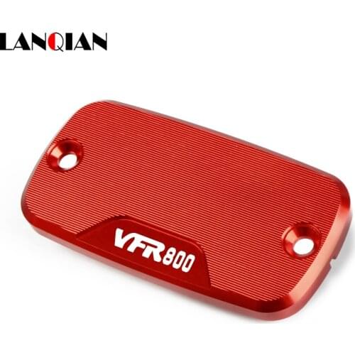 Motorcycle CNC Aluminum Front Brake Reservoir Cap & Clutch Fluid Reservoir Cap Cover moto For Honda VFR 800 VFR800 1998-2014