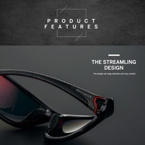 Polarized Night Vision Sports Sunglasses Men Women Glasses Outdoor Polarized Fishing Fashion Summer Sports Sunglasses Color S5B1