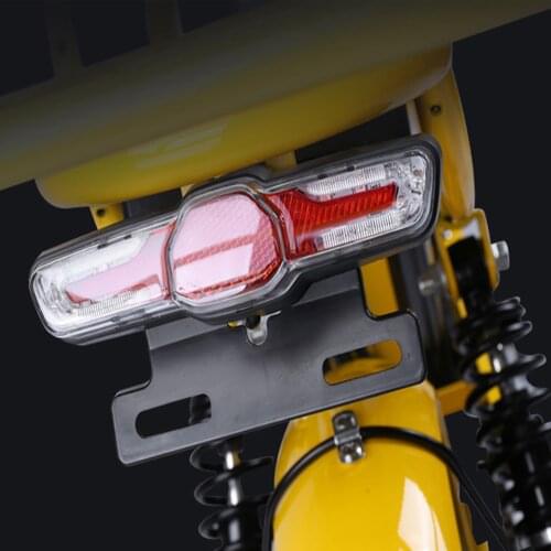 Wired Tail light for Electric Bike Scooter 36v 48v Turning Driving and Brake Combined Light Safty Warning LED Light