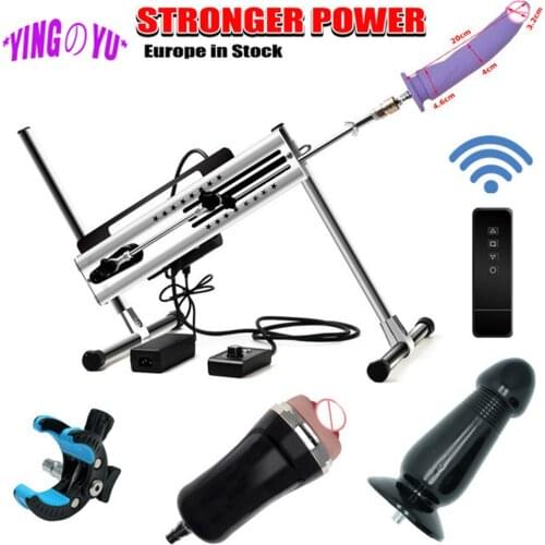 2021 Automatic Sex Machine with Remote Control Super Silent Ultra Adjustable Vac u Lock 120W Love Machine With Free Big Dildo