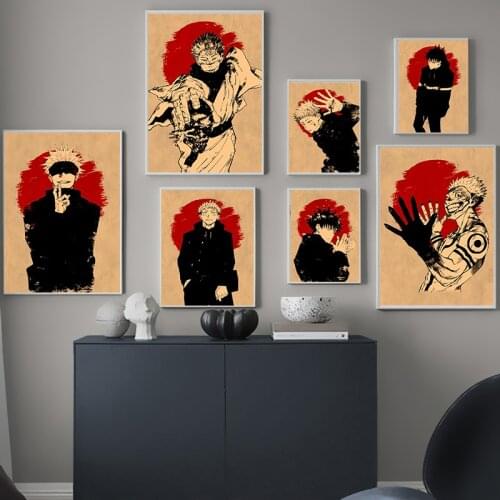 Canvas Modern Painting HD Print Anime Jujutsu Kaisen Picture Modular Nordic Home Decor For Living Room Wall Art Poster Frame