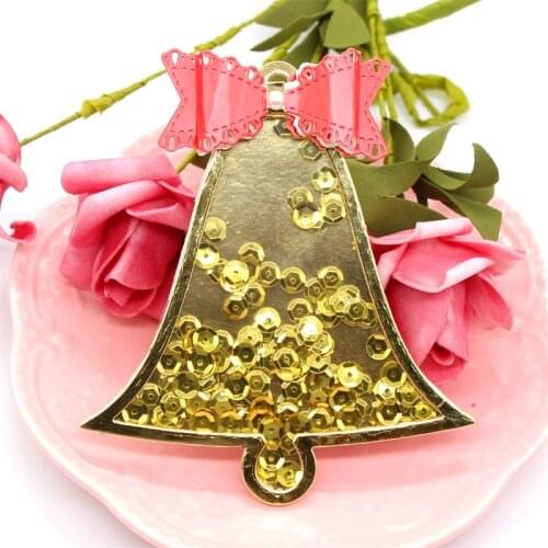 ZFPARTY Christmas Bell Shaker Metal Cutting Mold for DIY Scrapbook Template Decorative Embossed Paper Card Making Process