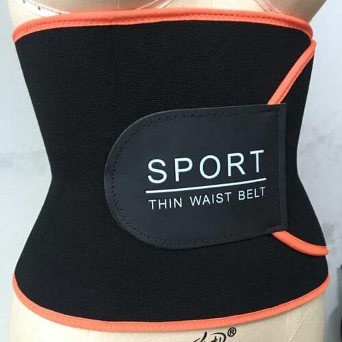 Womens Waist Trainer Workout Shaper Belt Neoprene Body Shaper Slimming Thermal Sweat Waist Cincher Corset Slimming Belt Woman