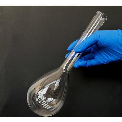 1PC Lab 50ml to 1000ml kjeldner flask high borosilicate glass nitrogen fixing flask long neck ammonia nitrogen flask
